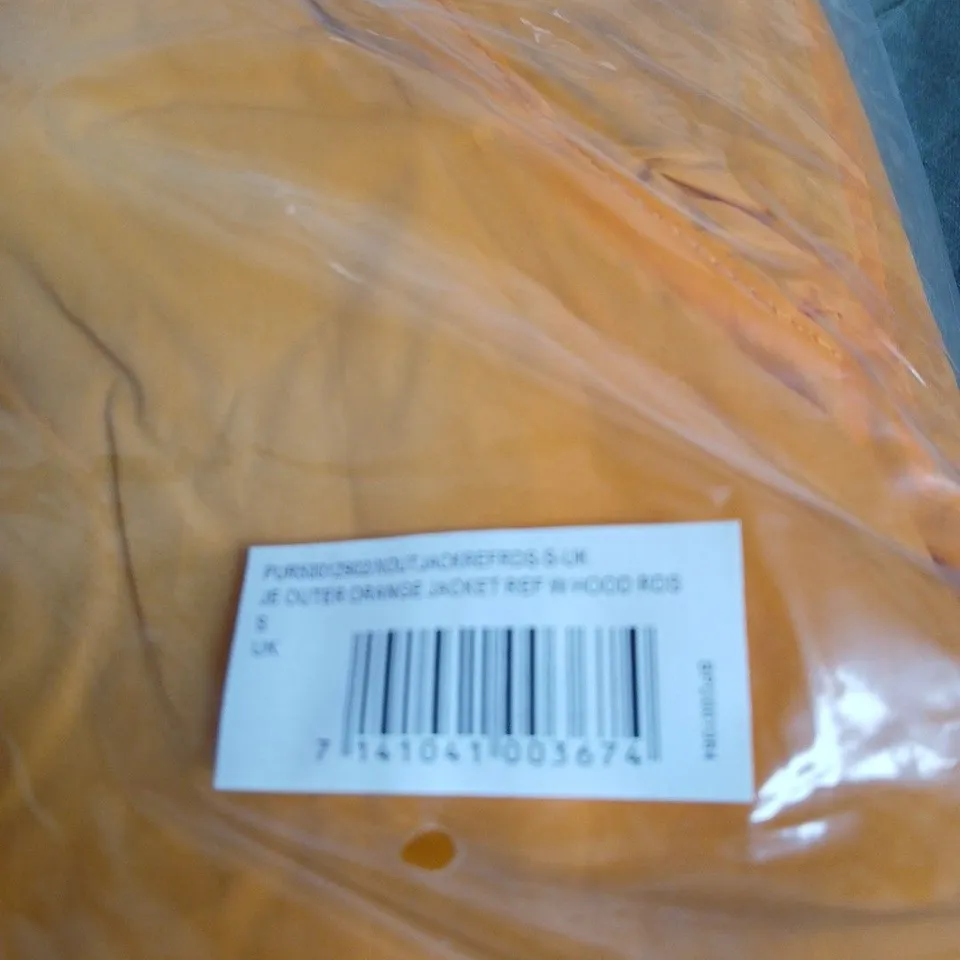 JUST EAT ORANGE JACKET IN PACKAGING – SIZE S