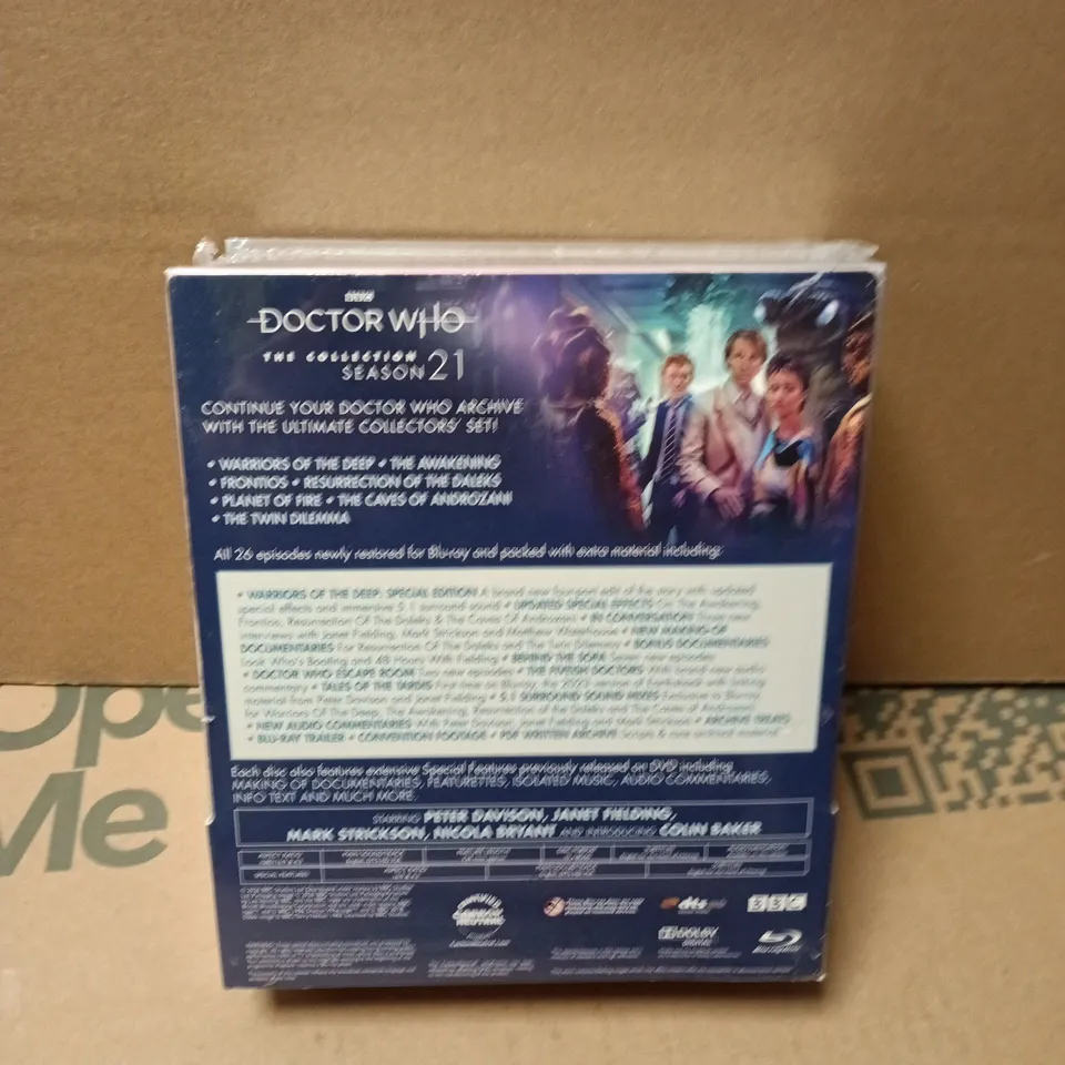 SEALED BBC DOCTOR WHO THE COLLECTION SEASON 21