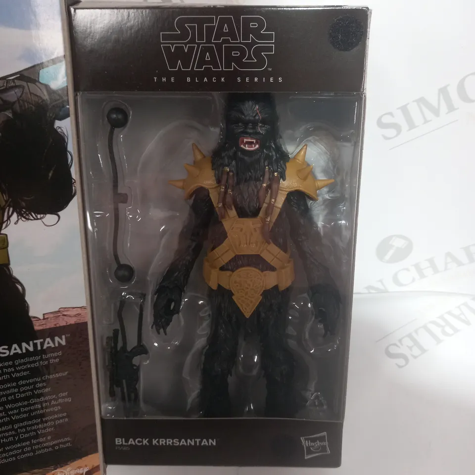 BOXED STAR WARS BLACK KRRSANTAN FIGURE