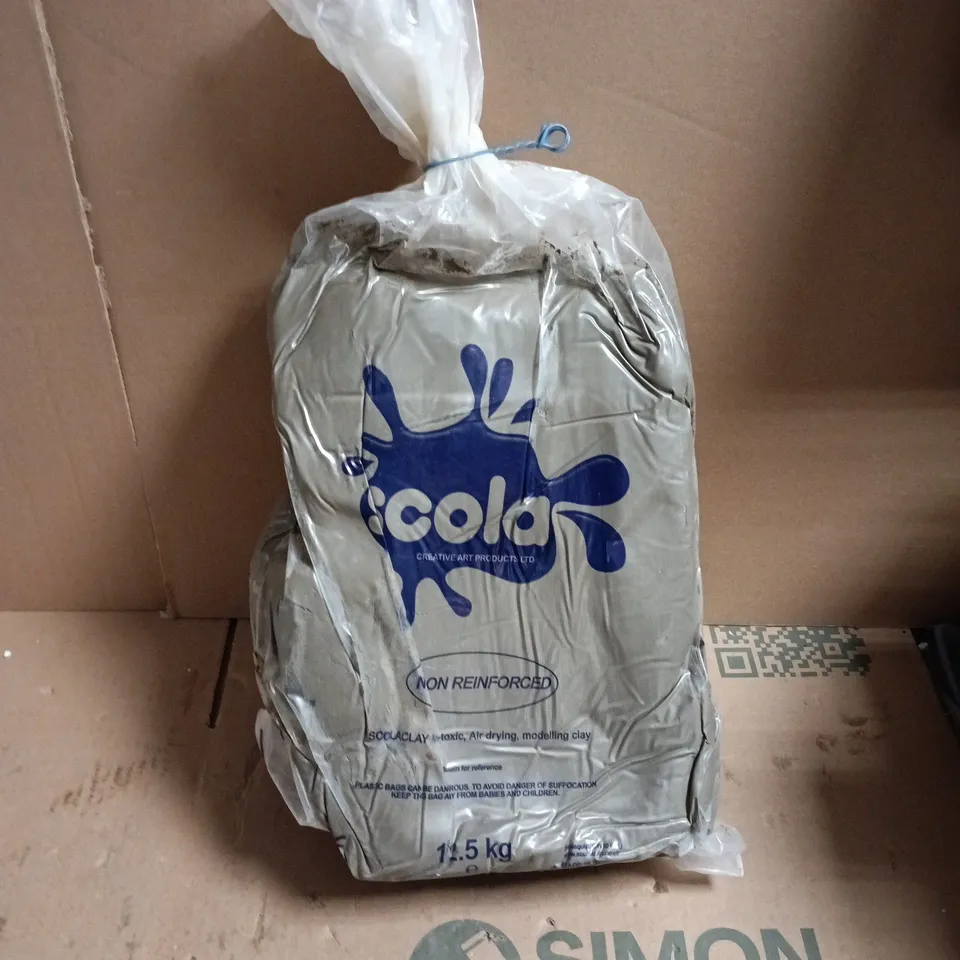 SCOLA MODELLING CLAY – 12.5 KG, NON-TOXIC, AIR-DRYING