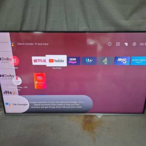 MITCHELL AND BROWN 55QLED1811 – 55? QLED 4K ULTRA HD ANDROID SMART TV