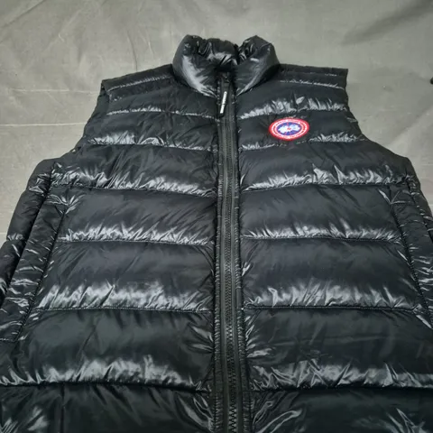CANADA GOOSE ARCTIC PROGRAM PUFFER GILLET – BLACK, MEN'S LARGE (LG)