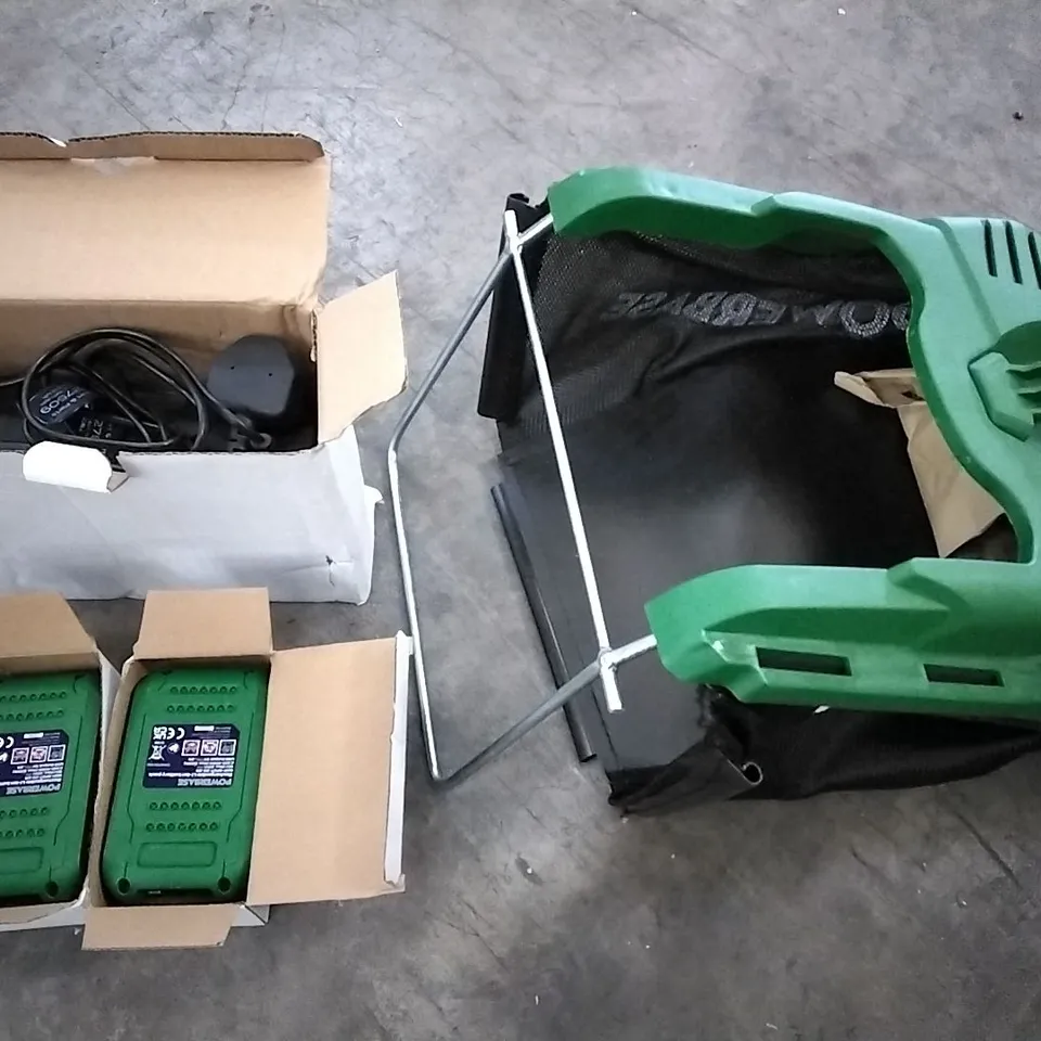 BOXED POWERBASE 37CM 40V CORDLESS MOWER