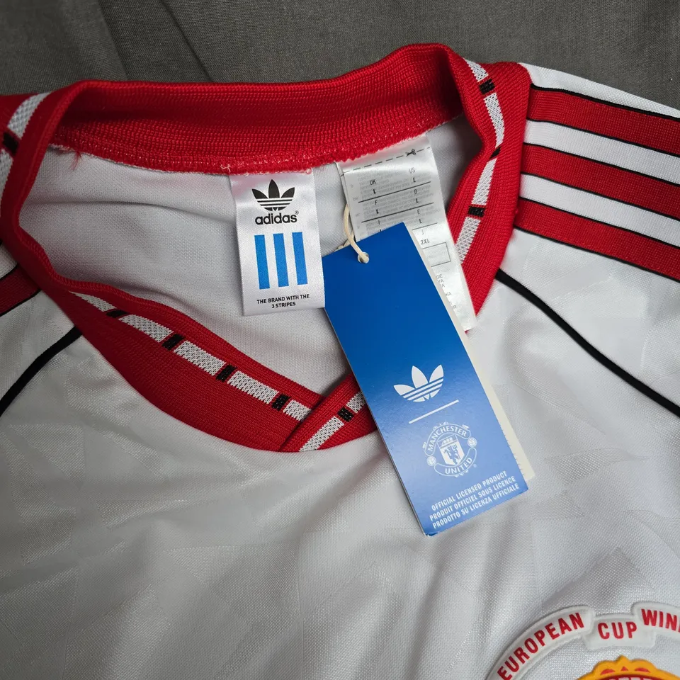 ADIDAS MANCHESTER UNITED 91 AWAY JERSEY - LARGE