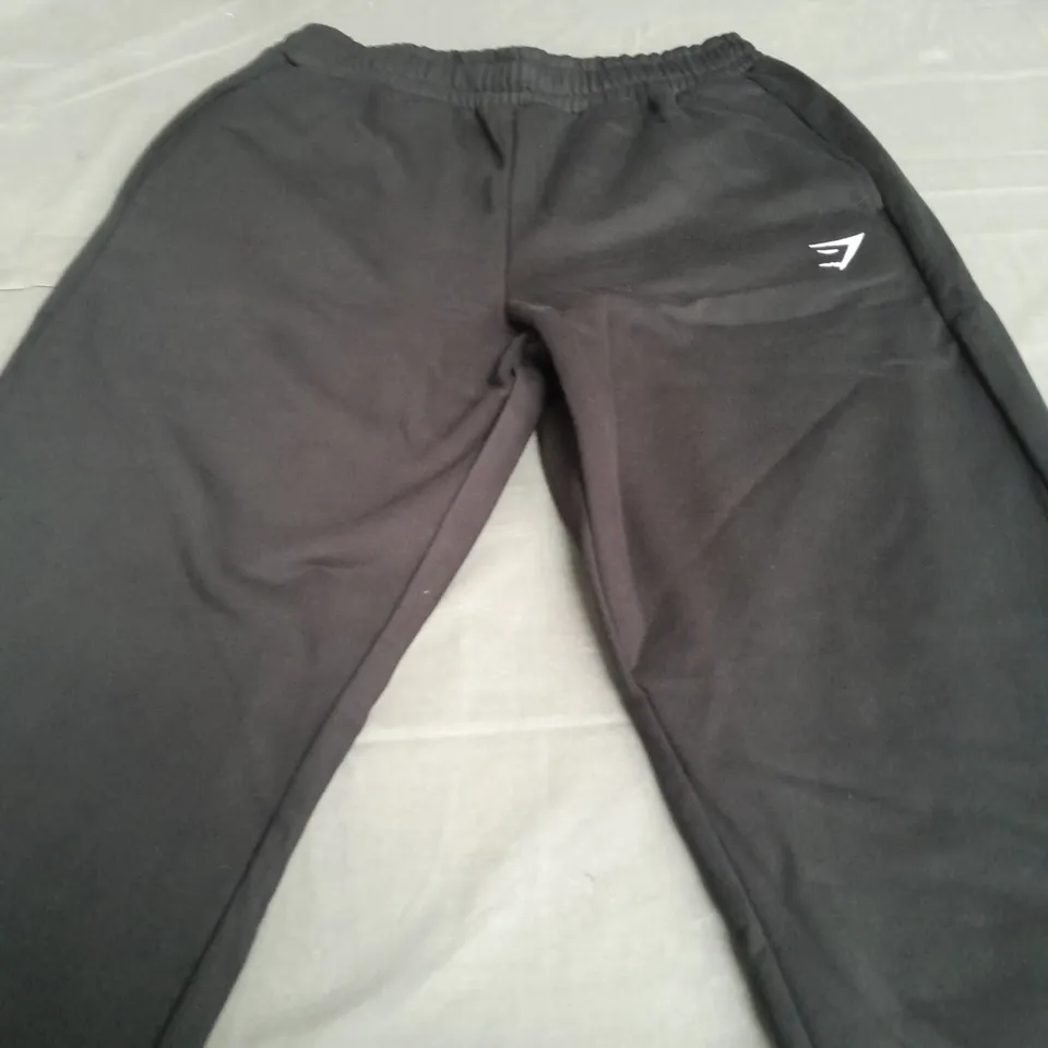 GYMSHARK TRAINING BRUSHED JOGGER IN BLACK - SMALL
