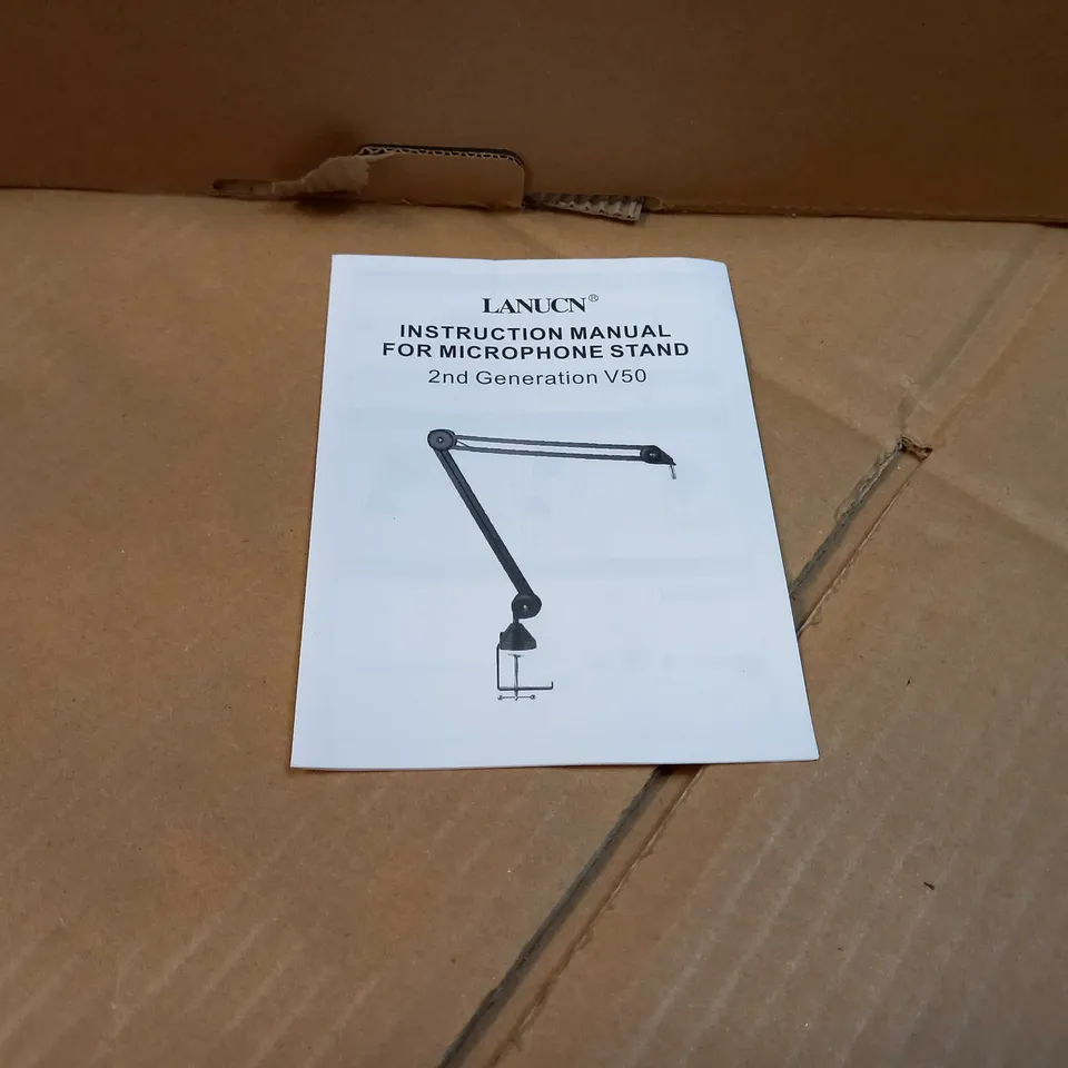 BOXED MICROPHONE STAND 2ND GENERATION V50