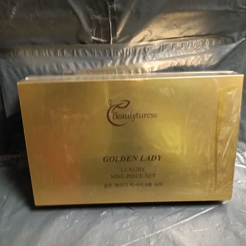 BEAUTYTURESS GOLDEN LADY LUXURY NINE-PIECE BEAUTY SET 