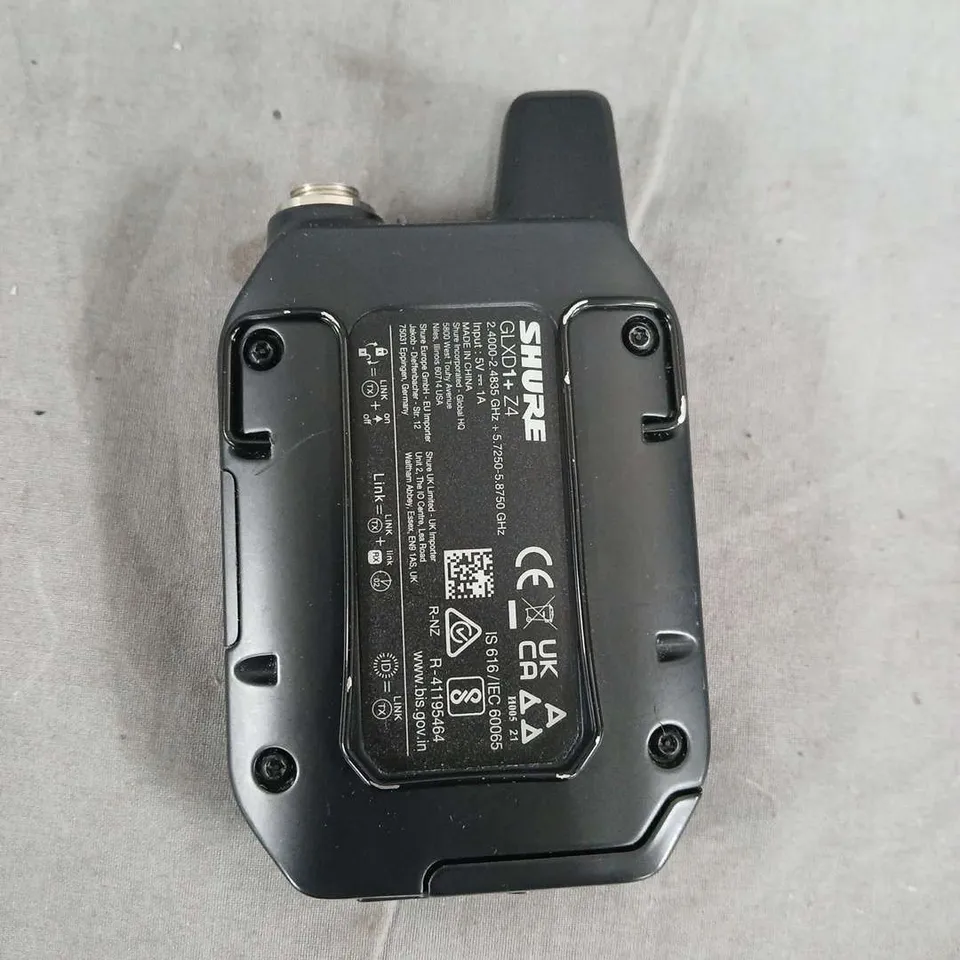 Shure GLXD Wireless Microphone Receiver