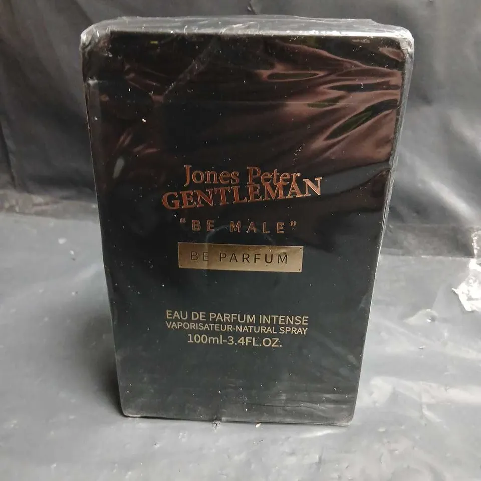 BOXED AND SEALED JONES PETER GENTLEMAN 'BE MALE' BE PARFUM EAU DE PARFUM INTENSE 100ML