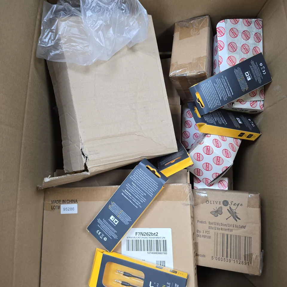 LARGE BOX OF APPROXIMATELY 10 ASSORTED ITEMS