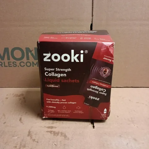 ZOOKI SUPER STRENGTH COLLAGEN LIQUID SACHETS COLA FLAVOUR 30 PACK