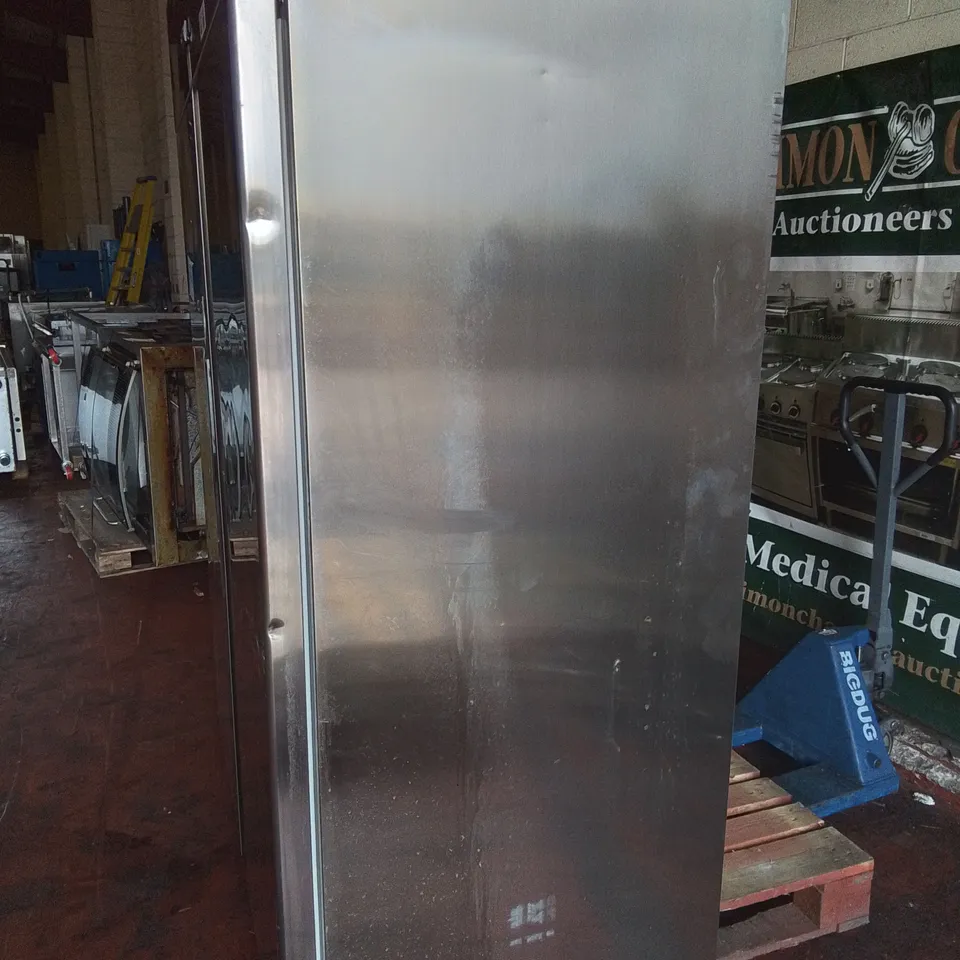 POLARIS COMMERCIAL SPA-TN-140 STAINLESS DOUBLE DOOR REFRIGERATED FOOD STORAGE UNIT