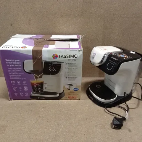 BOXED TASSIMO BY BOSCH MY WAY 2 TAS6507GB COFFEE MACHINE WITH BRITA FILTER - CREAM