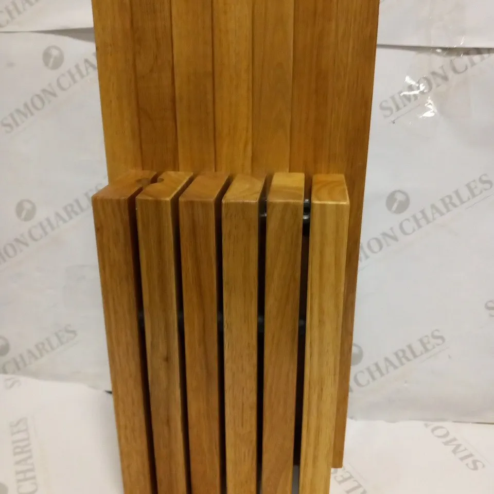 BRAND NEW BOXED CHROMA MB-8 KNIFE BLOCK STEP BY STEP 5 KNIVES DESIGN BY GEORG DRASER