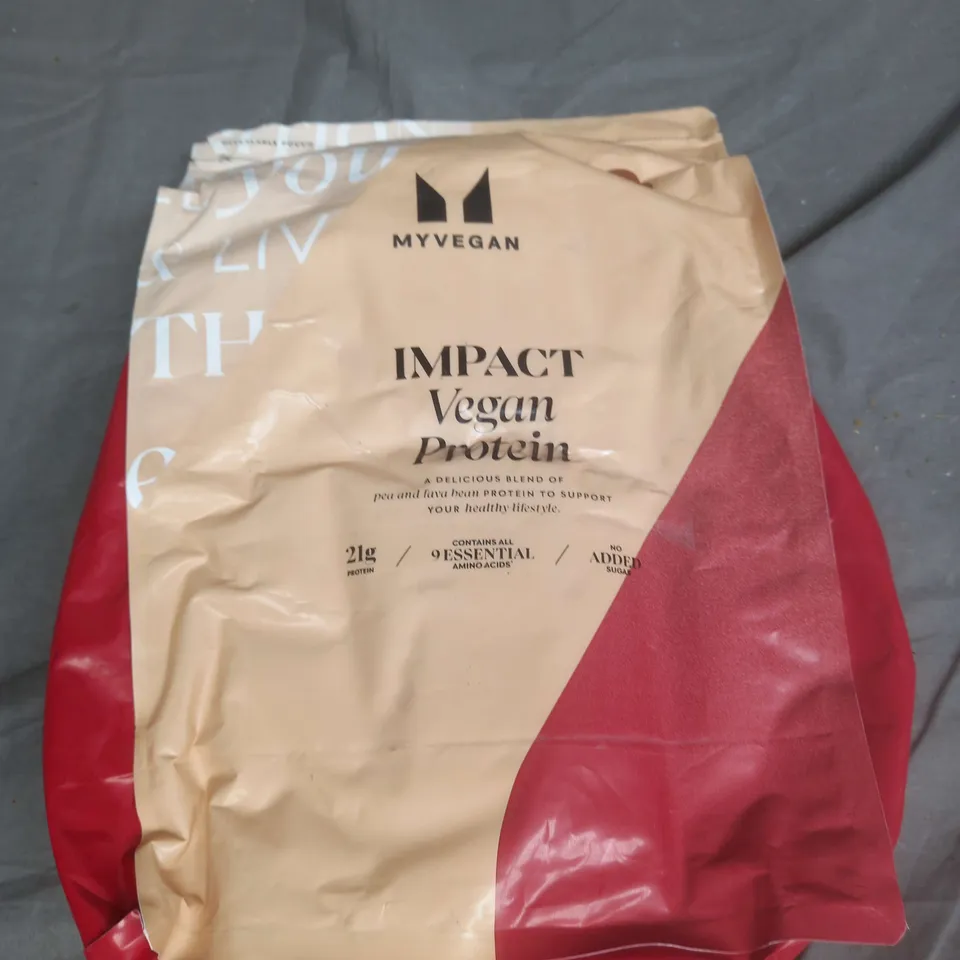 SEALED MYVEGAN IMPACT VEGAN PROTEIN IN CHOCOLATE 2.5KG