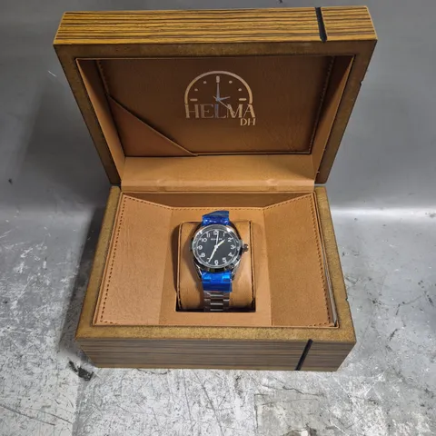 MENS HELMHA DH WATCH – STAINLESS STEEL STRAP