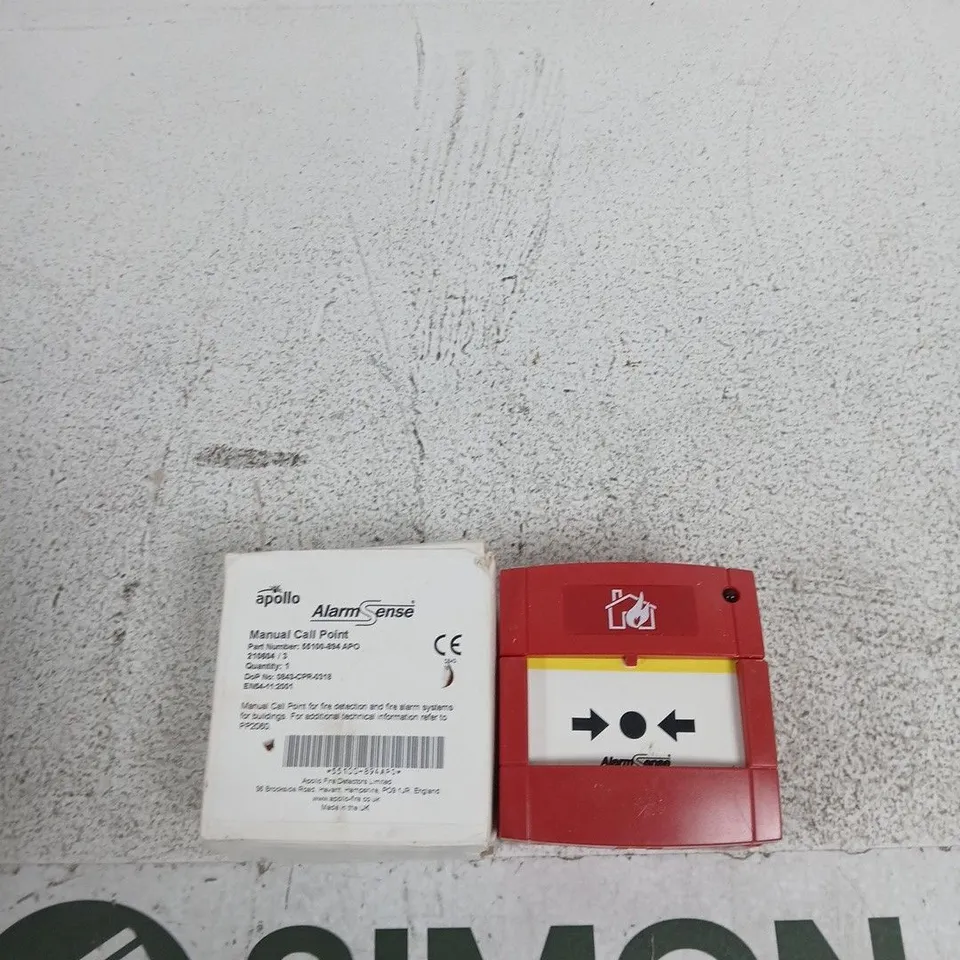APOLLO ALARMSENSE MANUAL CALL POINT