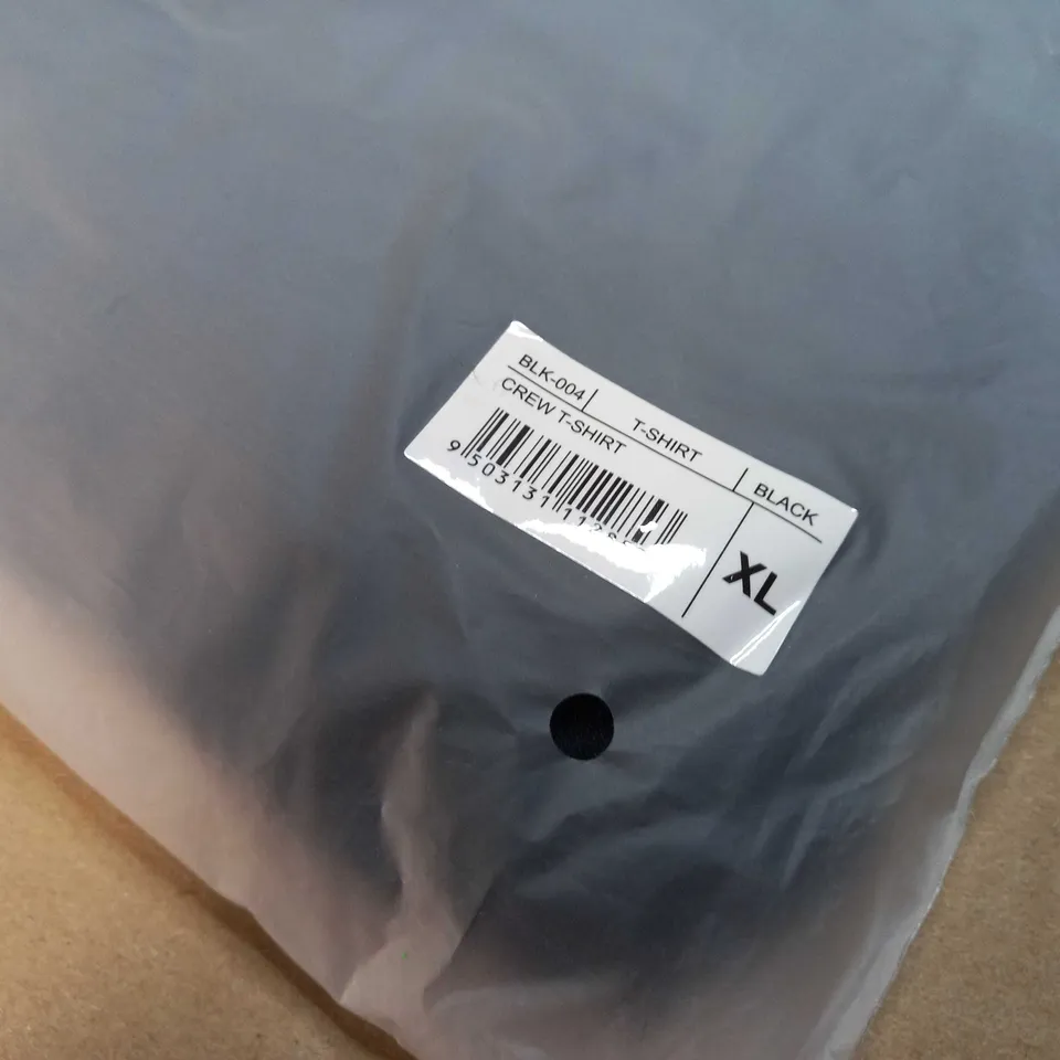 PACKAGED BUILT DIFFERENT BLACK CREW NECK TEE - XL