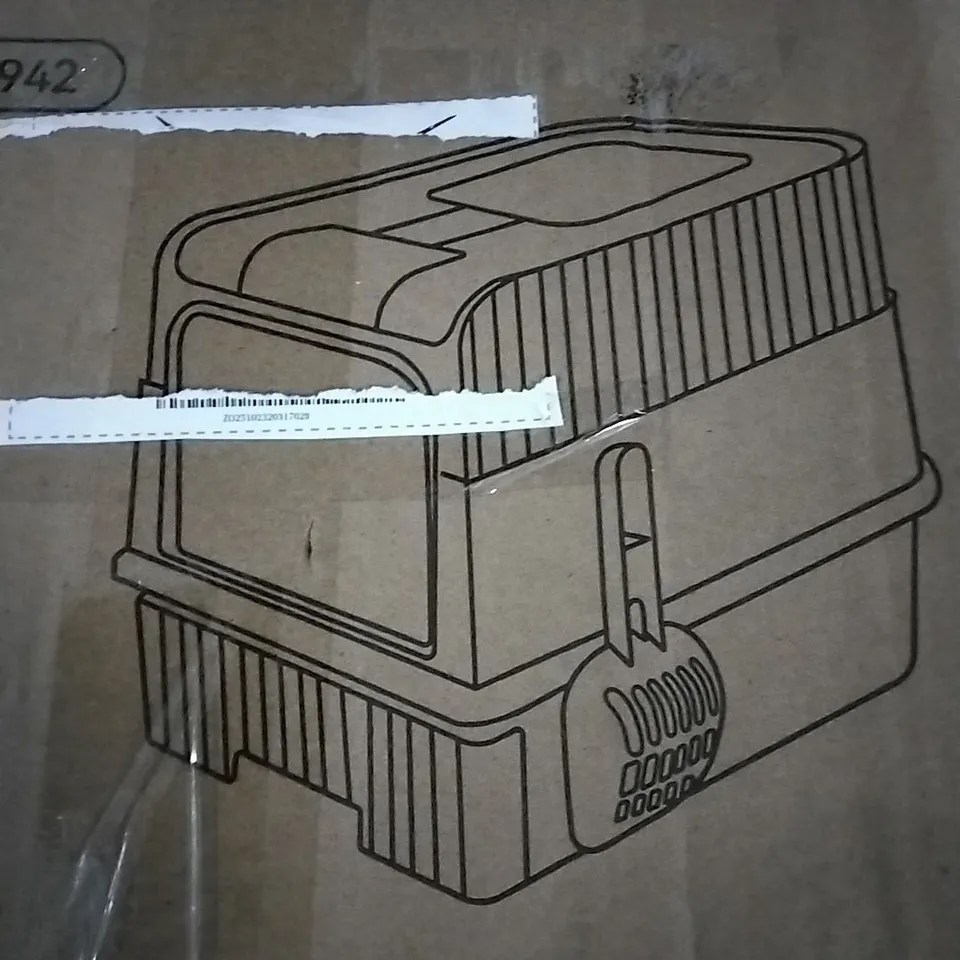 BOXED TIEKER CAT LITTER BOX X2