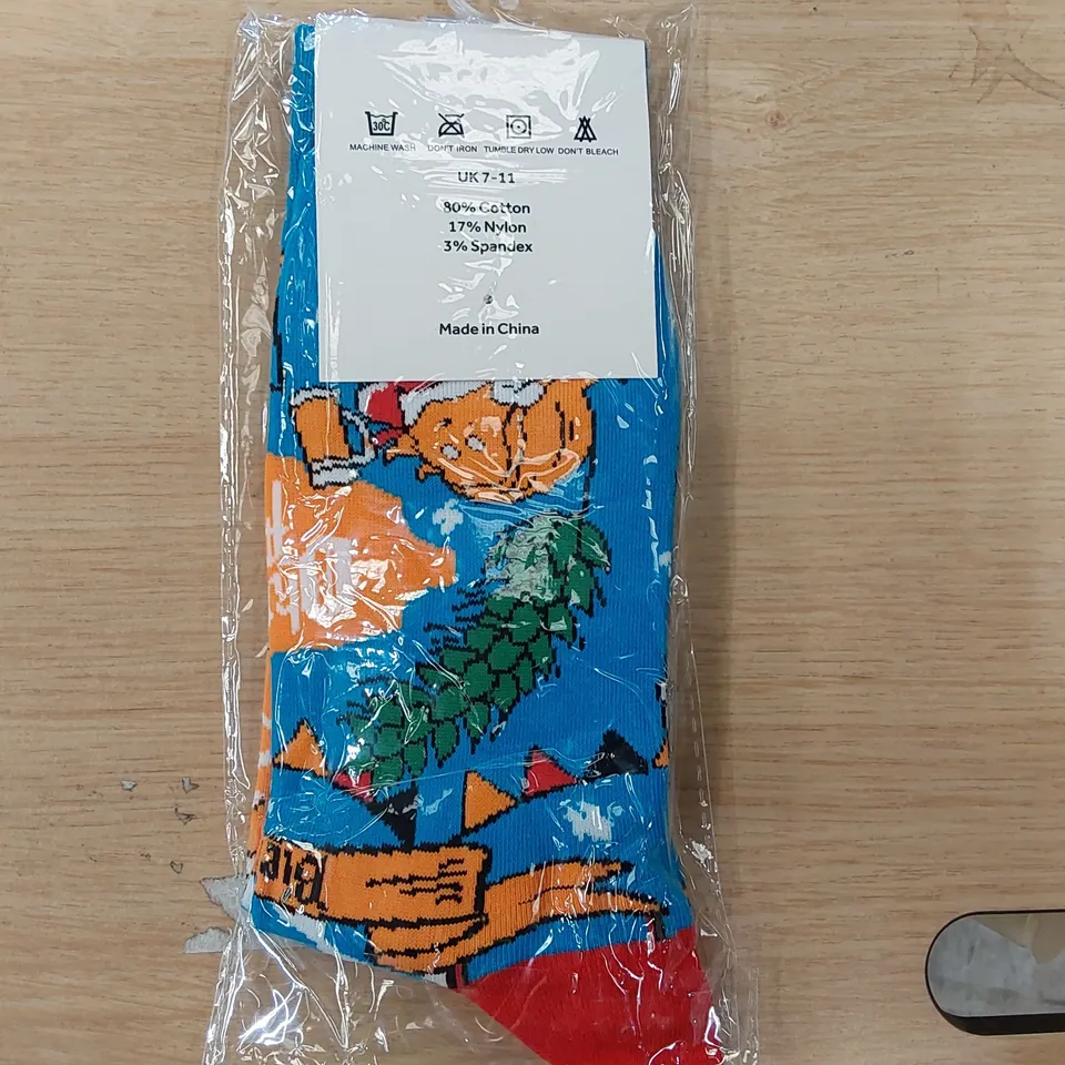 BOX OF BRAND NEW BIER CO OKTOBERFEST SOCKS // APPROXIMATELY 320 PAIRS (1 BOX)