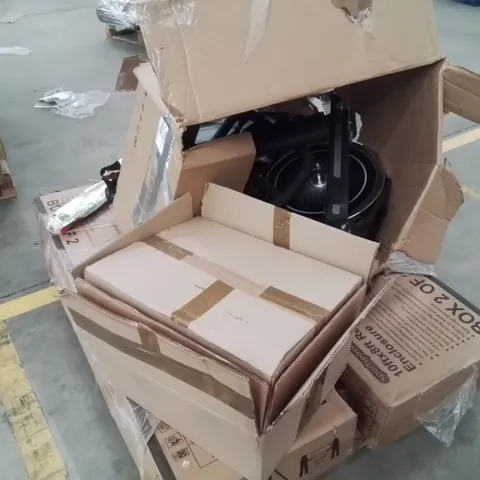 PALLET TO CONTAIN INCOMPLETE SHED PARTS AND EXERCISE BIKE ECT