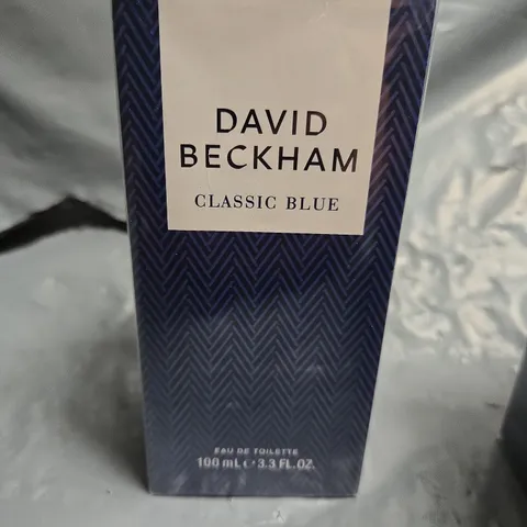 BOXED AND SEALED DAVID BECKHAM CLASSIC BLUE EAU DE TOILETTE 100ML