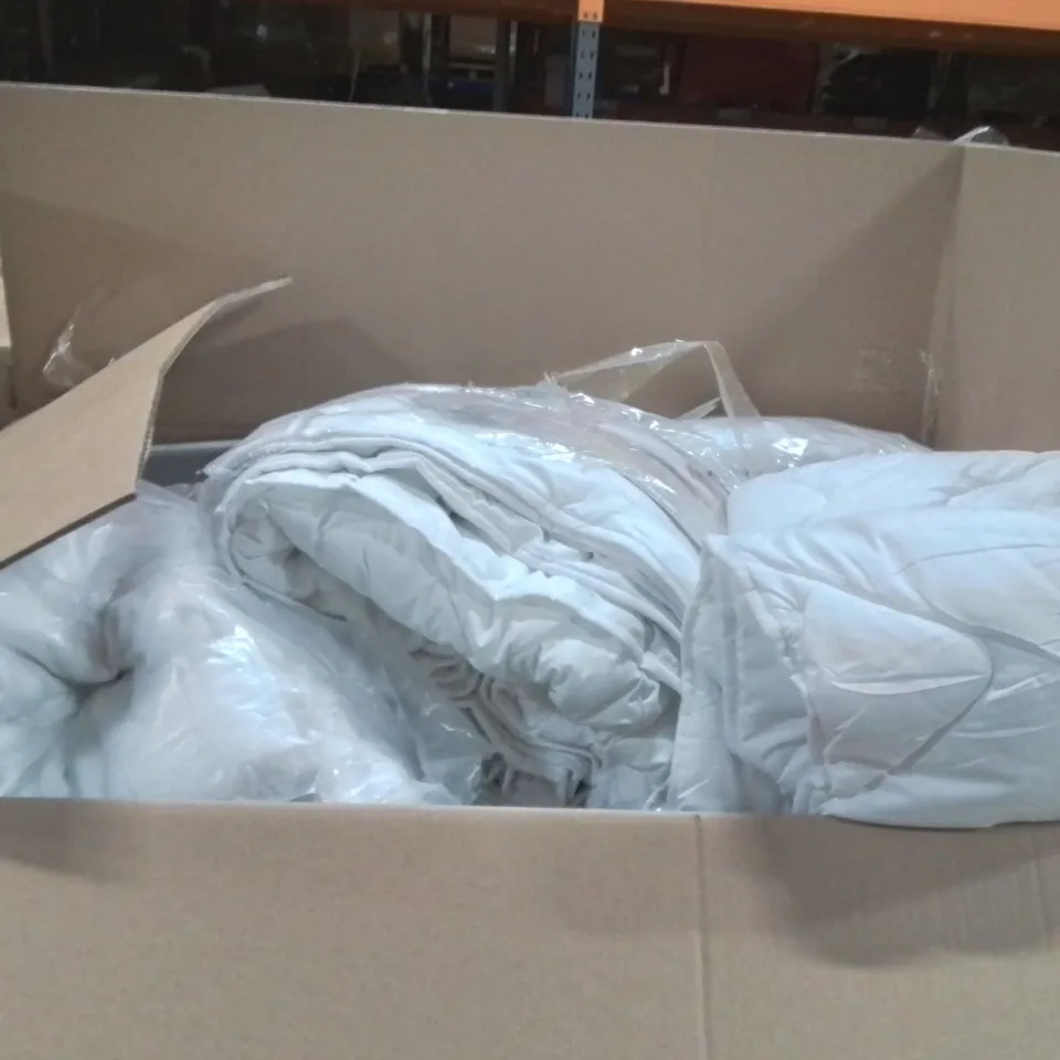 PALLET CONTAINING A LARGE QUANTITY OF BEDDING PRODUCTS TO INCLUDE:DUVETS,PILLOWS 