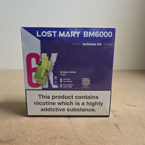 SEALED LOST MARY BM6000 REFILLABLE KIT