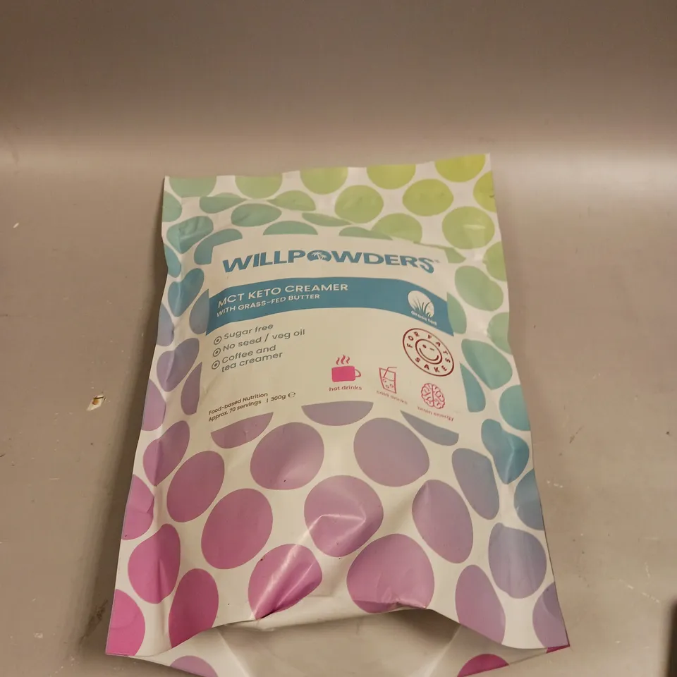 sealed willpowders mct keto creamer - 300g 