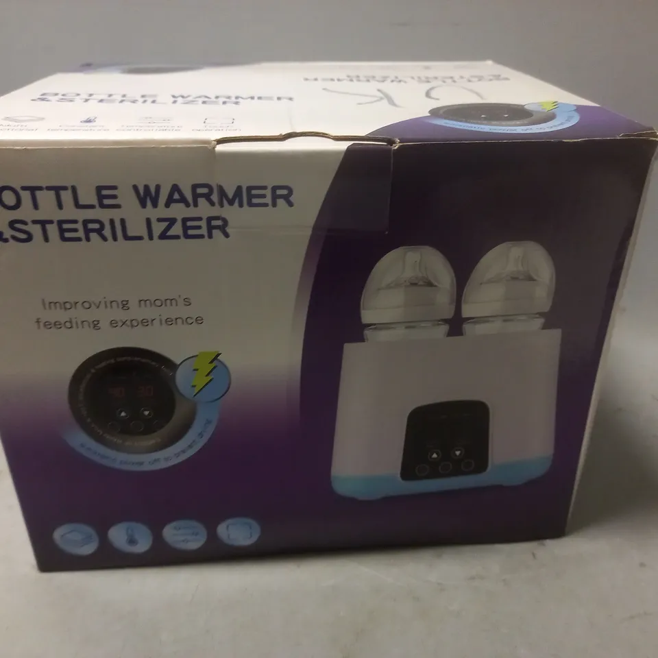 BOXED BOTTLE WARMER AND STERILISER 