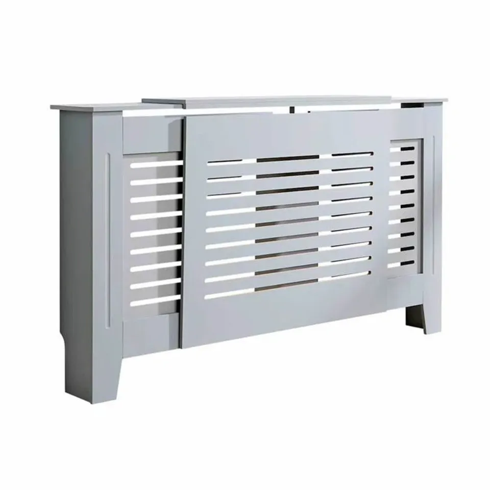 BOXED DREW EXTRA LARGE RADIATOR COVER IN GREY