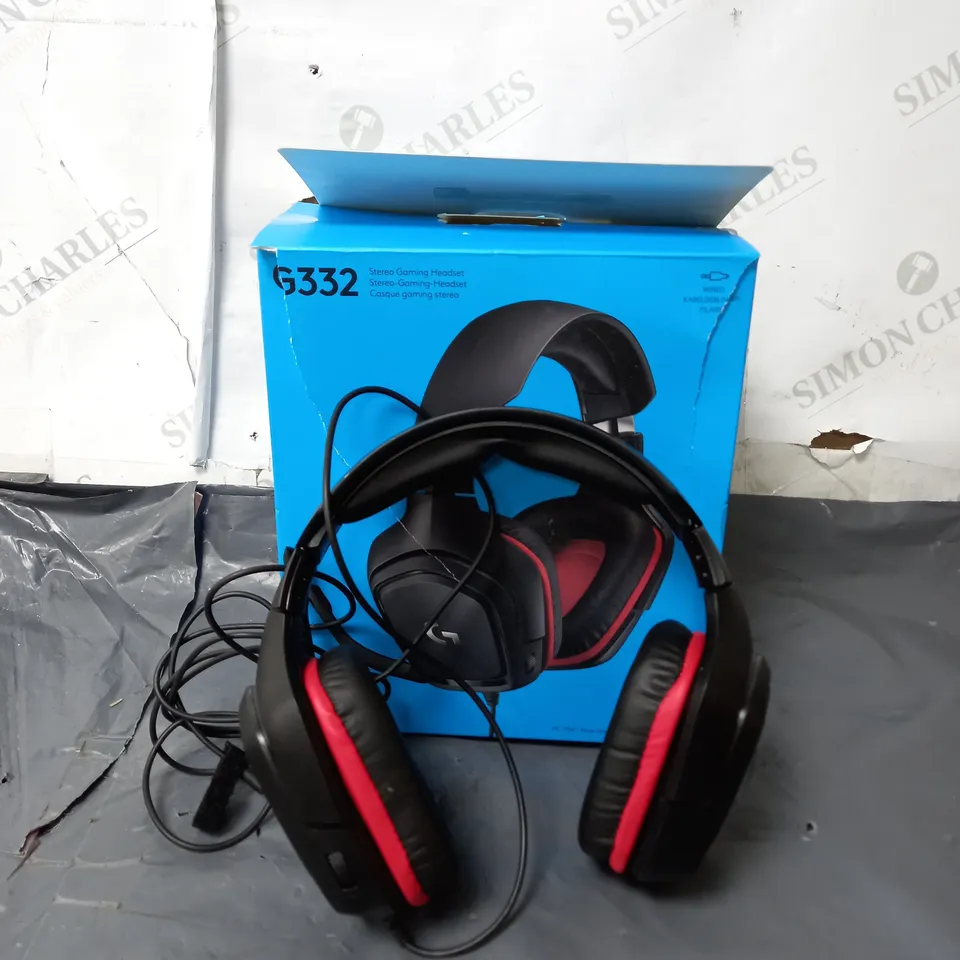 BOXED LOGITECH G332 STEREO GAMING HEADSET
