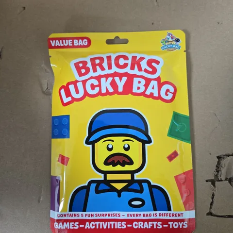 BOX OF APPROXIMATELY 30 BRICKS LUCKY BAG 
