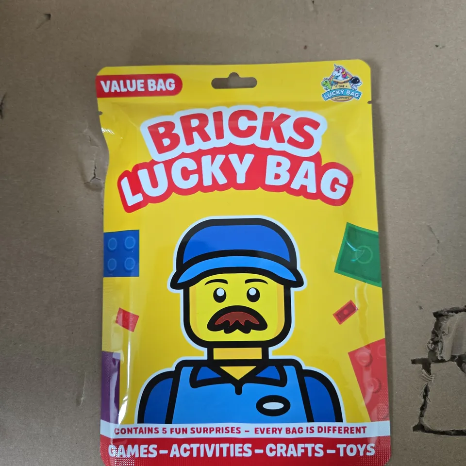 BOX OF APPROXIMATELY 30 BRICKS LUCKY BAG 