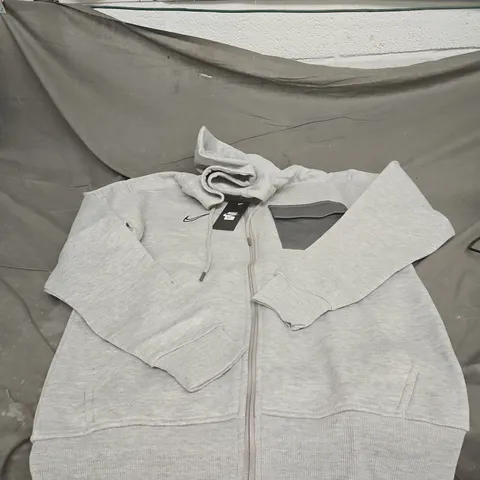 NIKE ZIP HOODIE – GREY, SIZE M