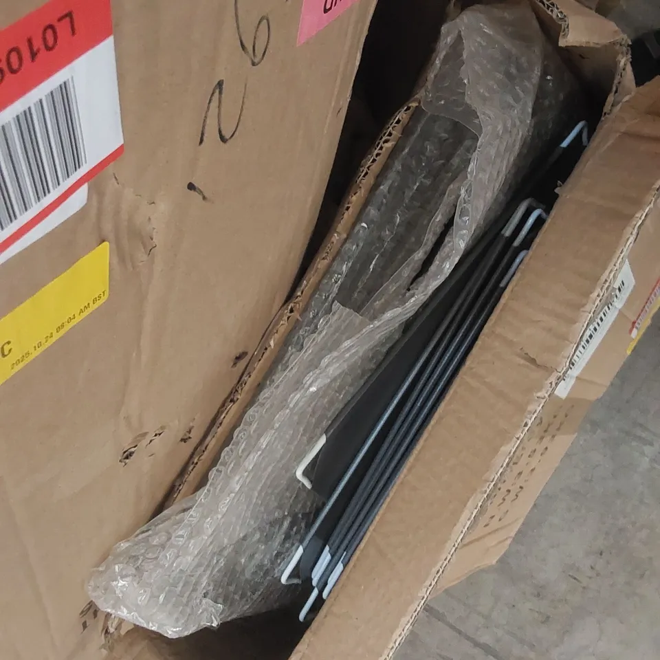 BOXED 12 PAIR SHOE STORAGE CABINET - GREY (1 BOX)