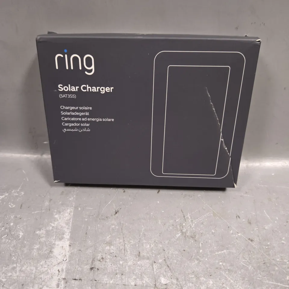 BOXED RING SOLAR CHARGER 