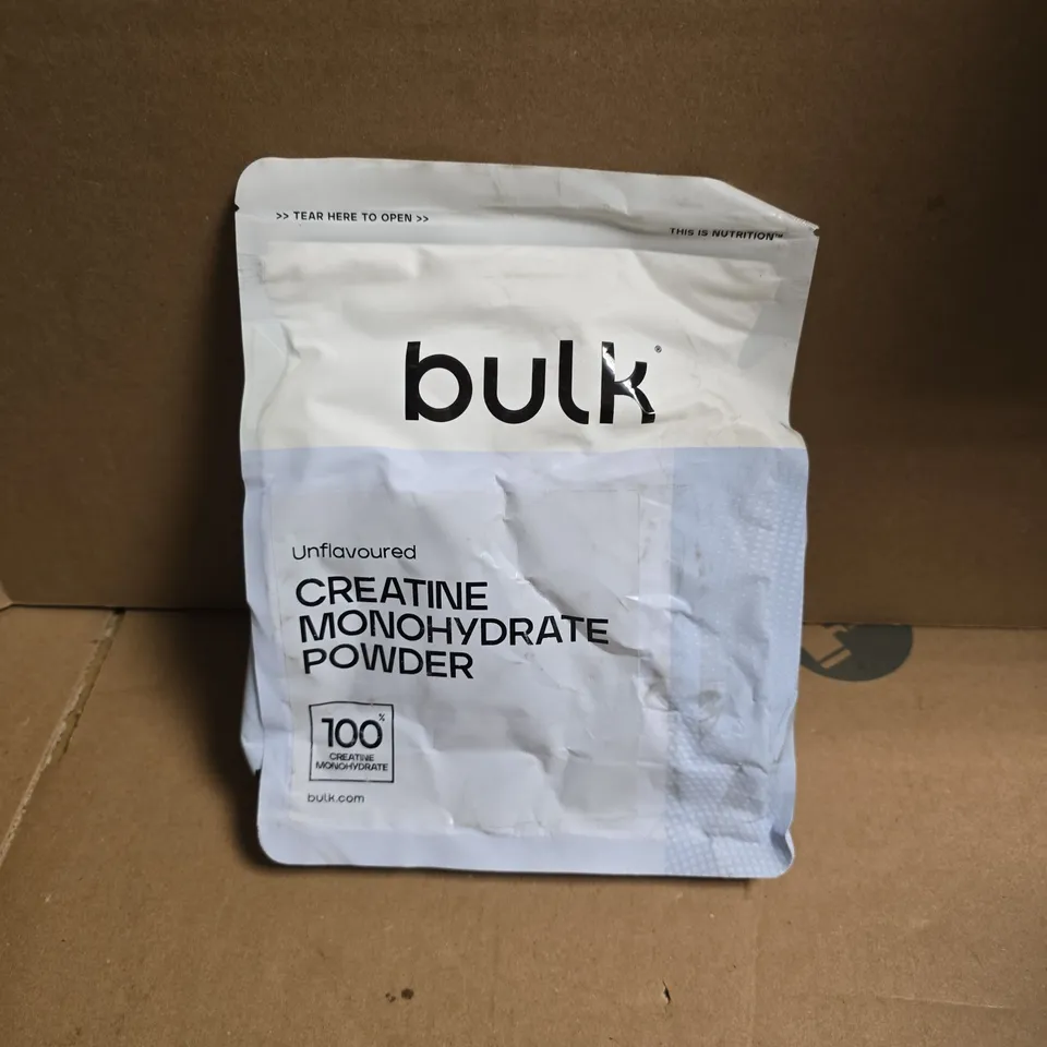 BULK UNFLAVOURED CREATINE MONOHYDRATE POWDER (500G)
