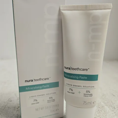BOXED N-MP NURA TEETHCARE MINERALISING PASTE 75ML