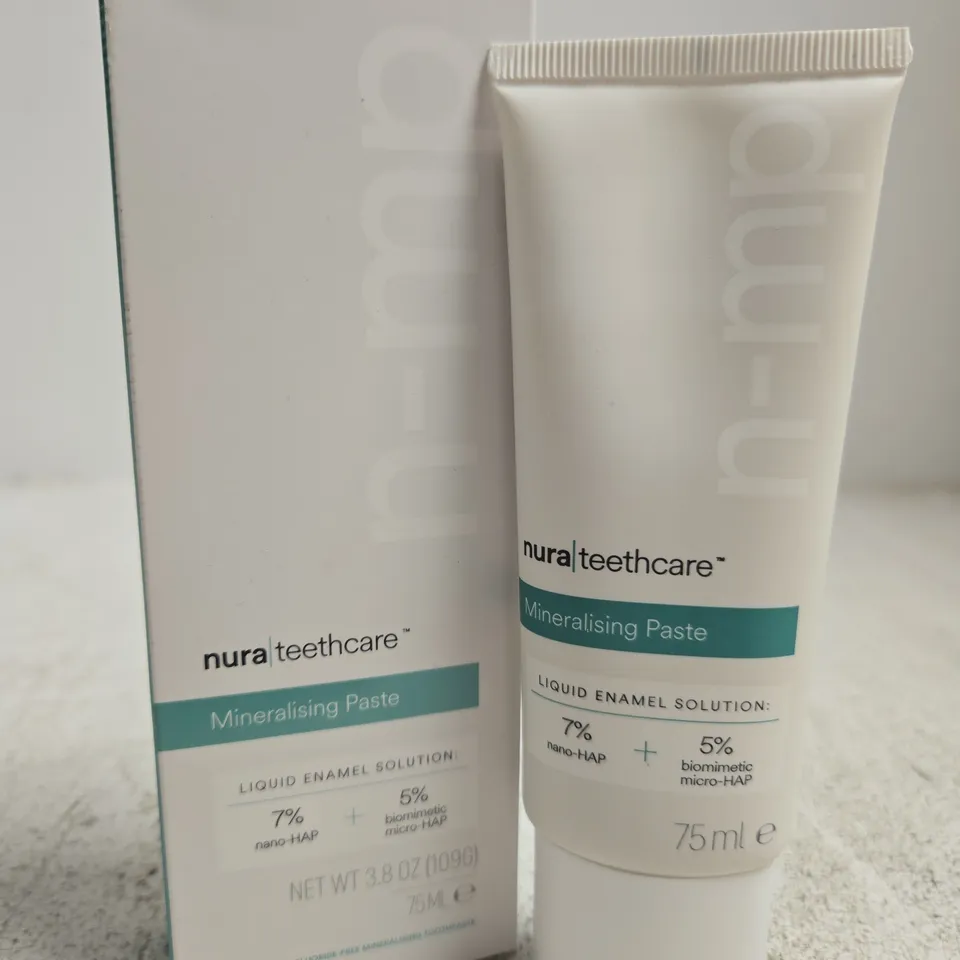 BOXED N-MP NURA TEETHCARE MINERALISING PASTE 75ML