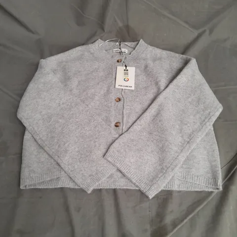 PULL&BEAR CARDIGAN IN GREY S
