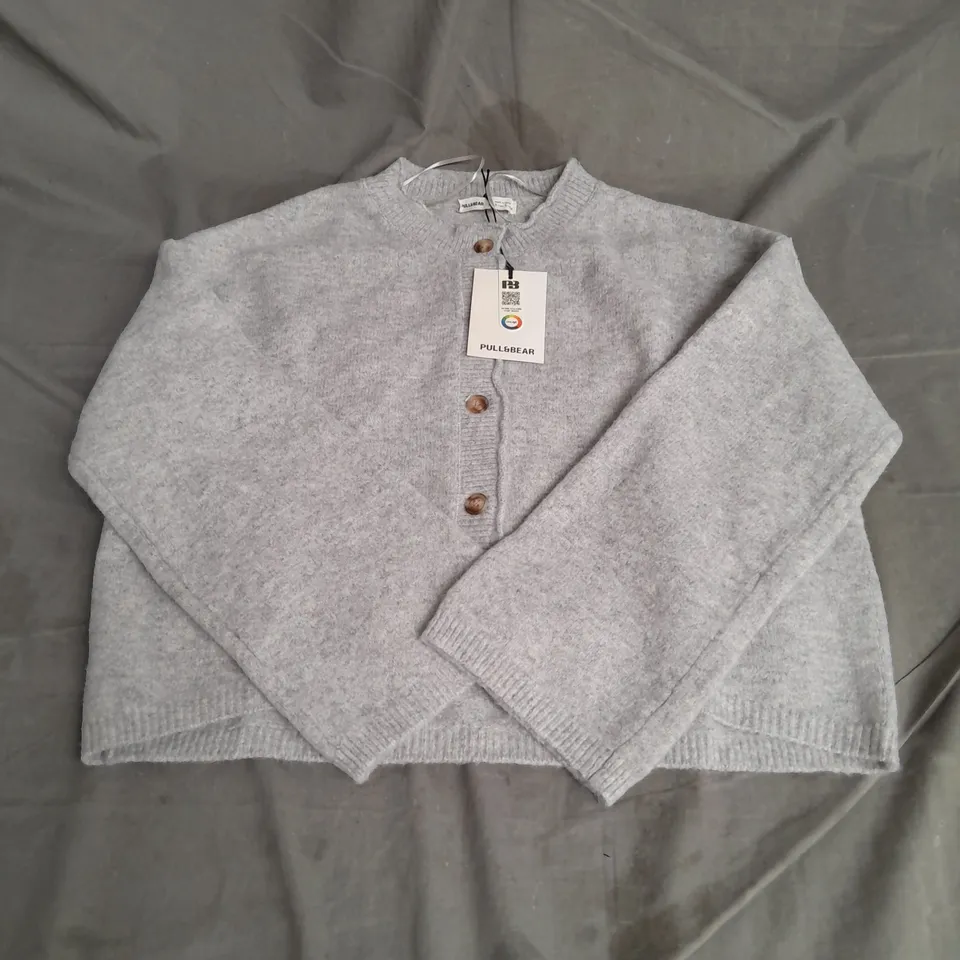 PULL&BEAR CARDIGAN IN GREY S