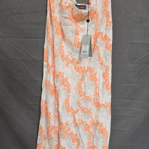 MINT VELVET FLORAL PRINT SLIP SKIRT - M