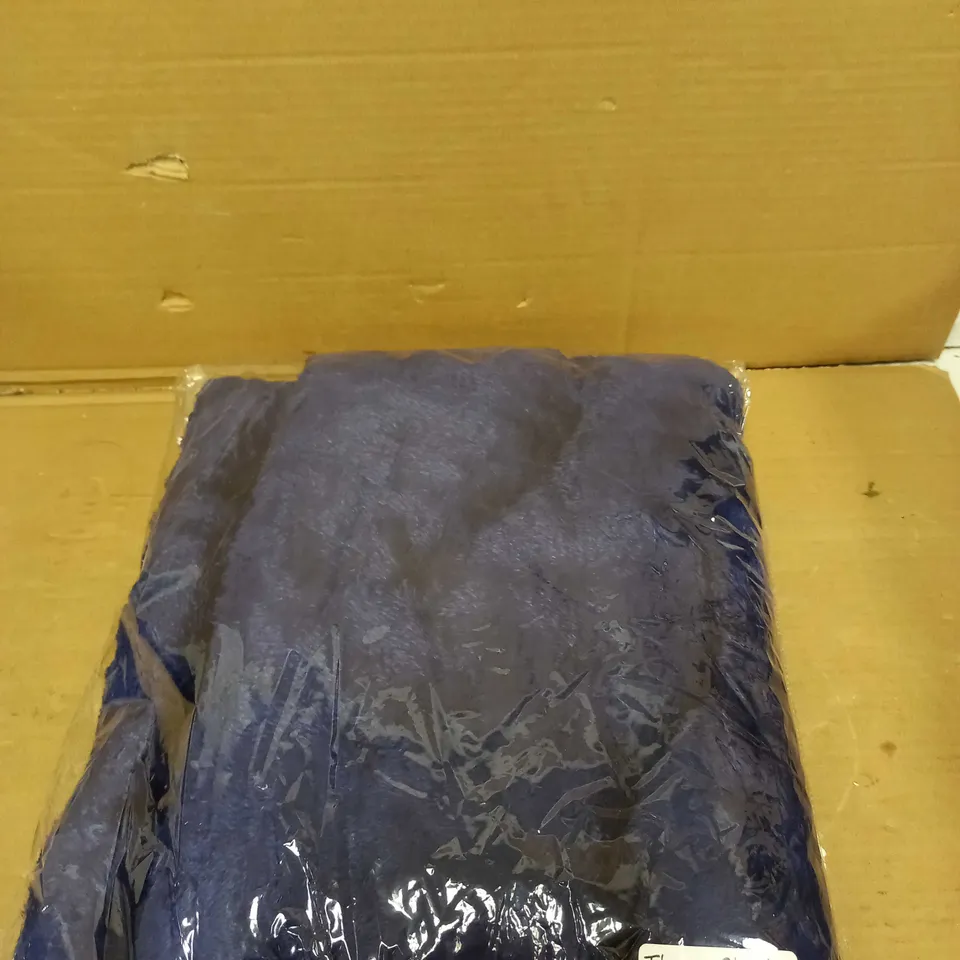 DESIGNER STYLE THROW BLANKET SOFT FLEECE - BLUE