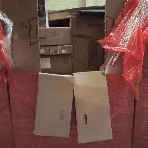 PALLET OF ASSORTED HOUSEHOLD GOODS AND PRODUCTS TO INCLUDE;CEILING LAMP, MAG FORGE 320R AIRFLOW GAMING CASE,MIRROR, COFFEE MACHINE AND OTHER ASSORTED ITEMS...