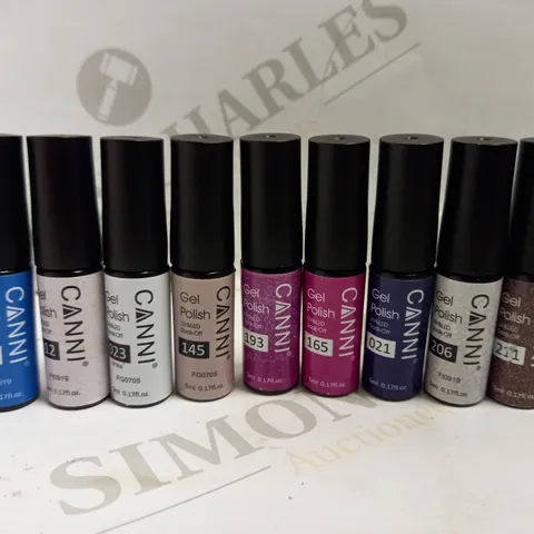 BOX OF APPROX 8 CANNI GEL POLISH IN ASSORTED COLOURS