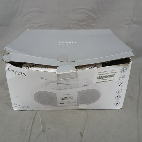 ROBERTS ZOOMBOX 4 DAB RADIO WITH CD PLAYER