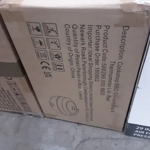 BOXED COOKSHOP PORTABLE CHARCOAL BBQ GRILL