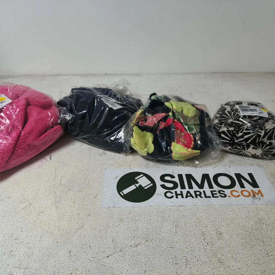 BOX OF APPROXIMATELY 35 ASSORTED CLOTHING ITEMS OF VARIOUS BRANDS AND SIZES TO INCLUDE : MASAI, WHITE STUFF AND D&C