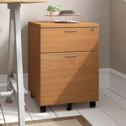 BOXED BUARIKI 40.4CM WIDE 2 DRAWER MOBILE FILE CABINET (1 BOX)